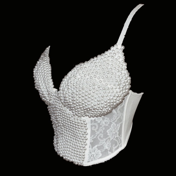 Pearl Corset HANDMADE - Picture 3 of 3